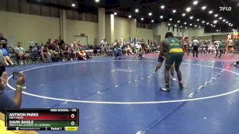 175 lbs Cons. Round 4 - Davin Basile, Wrestling Academy Of Louisiana vs Antwon Parks, Holy Cross