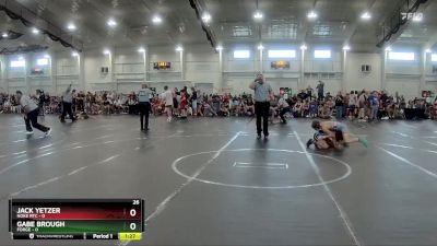 98 lbs Round 4 (6 Team) - Jack Yetzer, Noke RTC vs Gabe Brough, FORGE