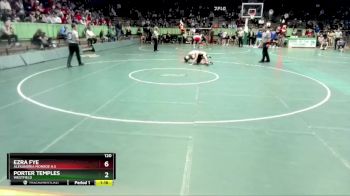 120 lbs Quarterfinal - Ezra Fye, Alexandria Monroe H.S vs Porter Temples, Westfield