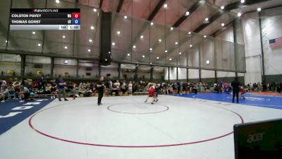 16U Boys GR - 106 lbs Cons. Round 2 - Colston Pavey, WA vs Thomas Gorst, UT