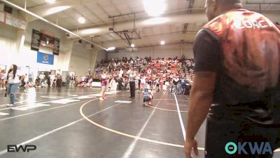 145 lbs Rr Rnd 1 - Corey Harris, HURRICANE WRESTLING ACADEMY vs Brooklyn Willis, Wagoner Takedown Club