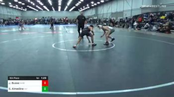 130 lbs 5th Place - Jaxon Busse, Sarbacker Wrestling Academy vs Samuel Almedina, Mat Assassins Wrestling Club