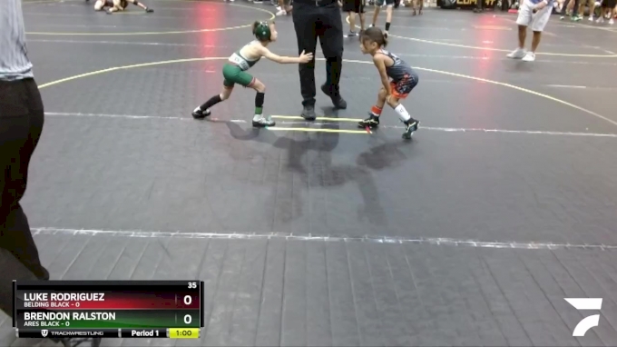 40 lbs Quarterfinals (8 Team) - Luke Rodriguez, Belding Black vs ...