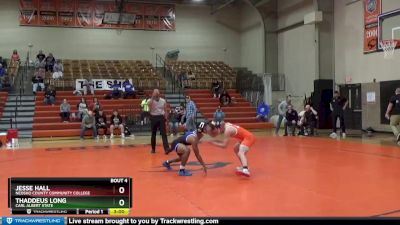 133 lbs Champ. Round 1 - Jesse Hall, Neosho County Community College vs Thaddeus Long, Carl Albert State