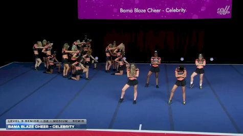 Bama Blaze Cheer - Celebrity [2026 L3 Senior - D2 - Medium Semis] 2026 The D2 Summit