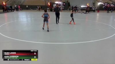 75 lbs 1st Place Match - Kash Harrison, Wave Wrestling Club vs Rush Landis, Prodigy