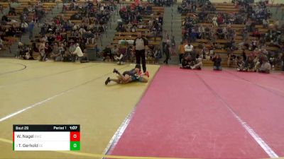 85 lbs Quarterfinal - Tyler Gerhold, DC Elite vs Watson Nagel, Bison Wrestling Club