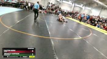 190 lbs Semifinal - Bronco Hartson, Roosevelt vs Dalton Berg, Mead