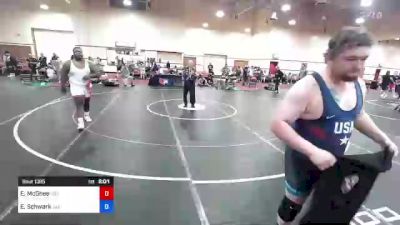 130 kg Round 5 - Elijah McGhee, Legends Of Gold Wrestling vs Eric Schwark, California