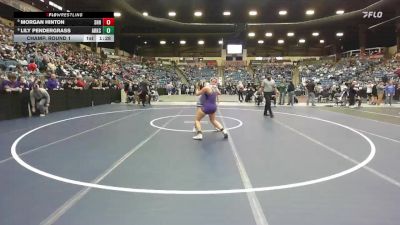 140 lbs Champ. Round 1 - Morgan Hinton, Spring Hill HS vs Lily Pendergrass, Arkansas City Hs