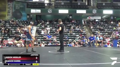 130 lbs Semifinal - Landon Weidler, IL vs Graeson Harris, PA