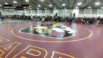 100 lbs Champ. Round 1 - Olivia Burnett, Mesa Ridge vs Dizarey Palisoc, Fort Morgan