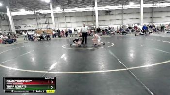 87 lbs Round 1 - Tripp Roberts, Homedale Wrestling vs Bradly Humphrey, Small Town Grims