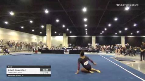 Aliyah Kaloostian - Floor, Desert Devils #1011 - 2021 USA Gymnastics Development Program National Championships