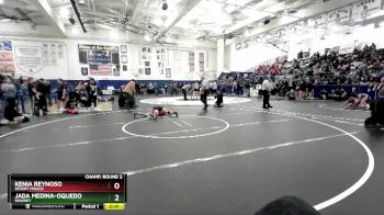 100 lbs Cons. Round 2 - Kenia Reynoso, Desert Mirage vs Jada Medina-Oquedo, Downey