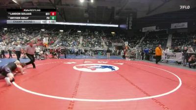 3A-165 lbs Champ. Round 1 - Bryken Kelly, Pinedale vs Landon Solaas, Mountain View