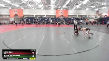 157 lbs Cons. Round 4 - Raymond Worsen, Pitt-Bradford vs Josh Sam, RIT