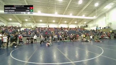 51 lbs 5th Place Match - Harvey Jones, Team Prestige Wrestling vs Colt Steers, RWC - Roy Wrestling Club