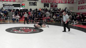 157 lbs 3rd Place - Logan Slater, Spaulding vs Connor Decker, St. Johnsbury