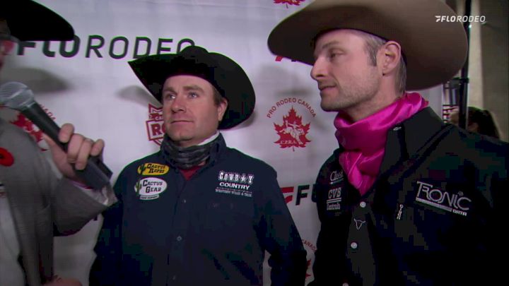 Interview: Team Roping Winners - Performance 4 - 2021 Canadian Finals Rodeo