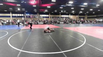 130 lbs Semifinal - Kade Aguirre, Team Silver vs Landen Mcdowell, Team Hammer