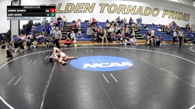 95-105 lbs Round 2 - James Danko, SHWA vs Levi Hovis, Fox Chapel