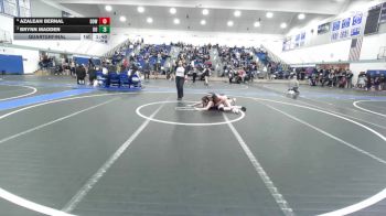 145 lbs Quarterfinal - Brynn Madden, Del Oro vs Azaleah Bernal, Downey