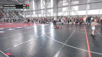 44.2-44.4 lbs Champ. Round 3 - Brynlee Suarez, Moses Lake Wrestling Club vs Steven Romero, Victory Wrestling-Central WA