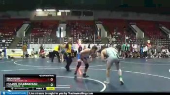 167 lbs Quarterfinals (8 Team) - Holden Hollingshead, Funky Monkeys vs Eian Rush, Michigan Bulldogs