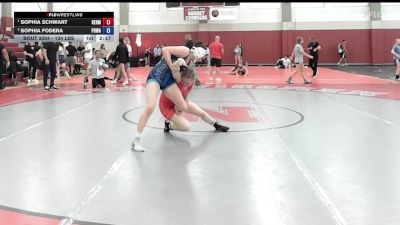134 lbs Final - Sophia Schwart, Germany vs Sophia Fodera, Poway Wrestling