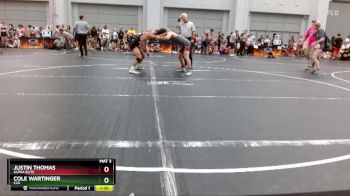 130 lbs Round 1 - Justin Thomas, Alpha Elite vs Cole Wartinger, C2X