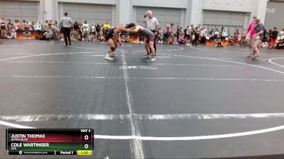 130 lbs Round 1 - Justin Thomas, Alpha Elite vs Cole Wartinger, C2X