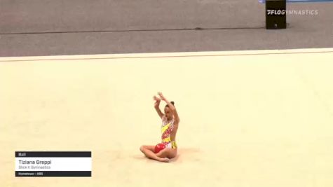 Tiziana Greppi - Ball, Stick It Gymnastics - 2021 USA Gymnastics Championships