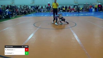 B-60 lbs Semifinal - Nolan Rickman, WV vs Oliver Umlauf, SD