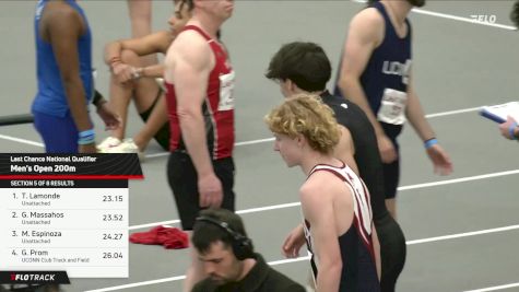 Men's 200m Open, Prelims 6