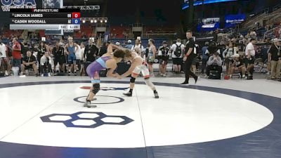 150 lbs Quarters - Lincoln James, Ohio vs Caden Woodall, Arizona