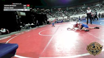 80 lbs Consi Of 16 #2 - Austin Mittasch, Morrison Takedown Club vs Micael Boso, Choctaw Ironman Youth Wrestling