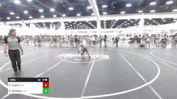 53 lbs Semifinal - Amia Lopez, Savage House WC vs Elizabeth Graeber, Idaho Gold