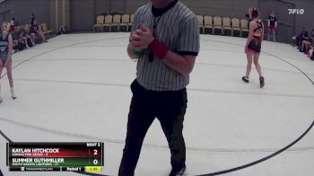 138 lbs Round 1 (8 Team) - Kaylan Hitchcock, Kansas Pink Gecko vs Summer Guthmiller, South Dakota Lightning