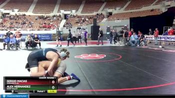 D3-144 lbs Champ. Round 1 - Sergio Macias, Sahuarita Hs vs Alex Hernandez, Deer Valley