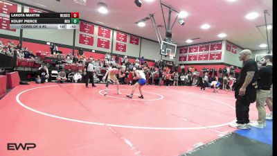 120 lbs Consi Of 8 #2 - Lakota Martin, Braggs vs Kolby Pierce, McAlester
