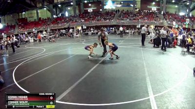 60 lbs Cons. Round 3 - Conner Wolff, Battle Creek Brave Elite vs Korbin Misner, Gering Wrestling Club