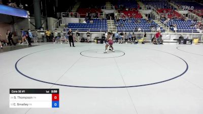 190 lbs Cons 32 #1 - Standford Thompson, TN vs Connor Smalley, PA