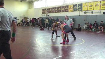 197 lbs Cons. Round 3 - Dominic Sanders Jr, Chabot College vs Nester Arriaga, Fresno City College