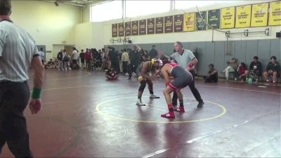 197 lbs Cons. Round 3 - Dominic Sanders Jr, Chabot College vs Nester Arriaga, Fresno City College