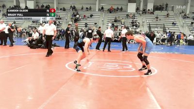132 lbs Consolation - Camden Olson, PA vs Brady Full, PA