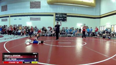 53 lbs Cons. Round 2 - Brian A. Szostak, Rhyno Academy Of Wrestling vs Myles Cross, Contenders Wrestling Academy