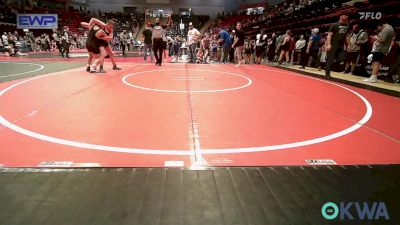 130 lbs Quarterfinal - Roper Campbell, Collinsville Cardinal Youth Wrestling vs Cohen Whiteley, Broken Arrow Wrestling Club