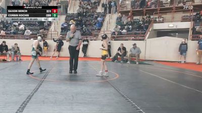 65_B lbs Consi Of 16 #2 - Daxon Bench, Bethel Park vs Corbin Kochis, Connellsville