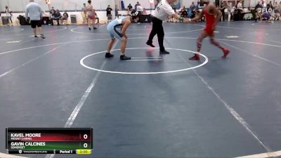 112 lbs Quarterfinal - Kavel Moore, Mount Carmel vs Gavin Calcines, Somerset